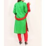 Lime Embroidered Stylish Design Ladeis suit AKG-082